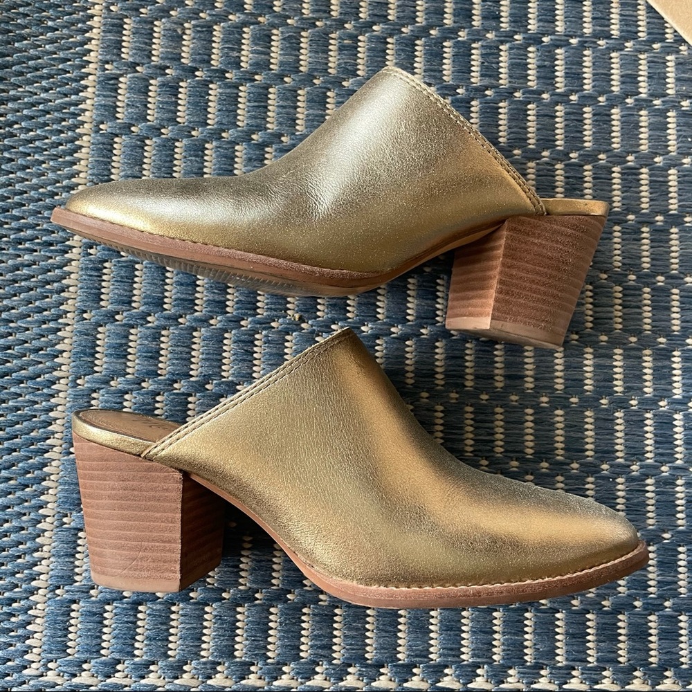 Madewell Metallic Harper Mules